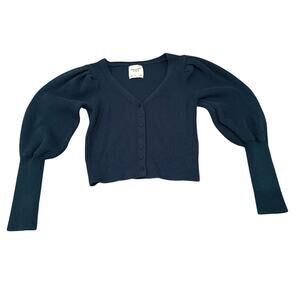 Abercrombie & Fitch Women's Green Knit Sweater XS